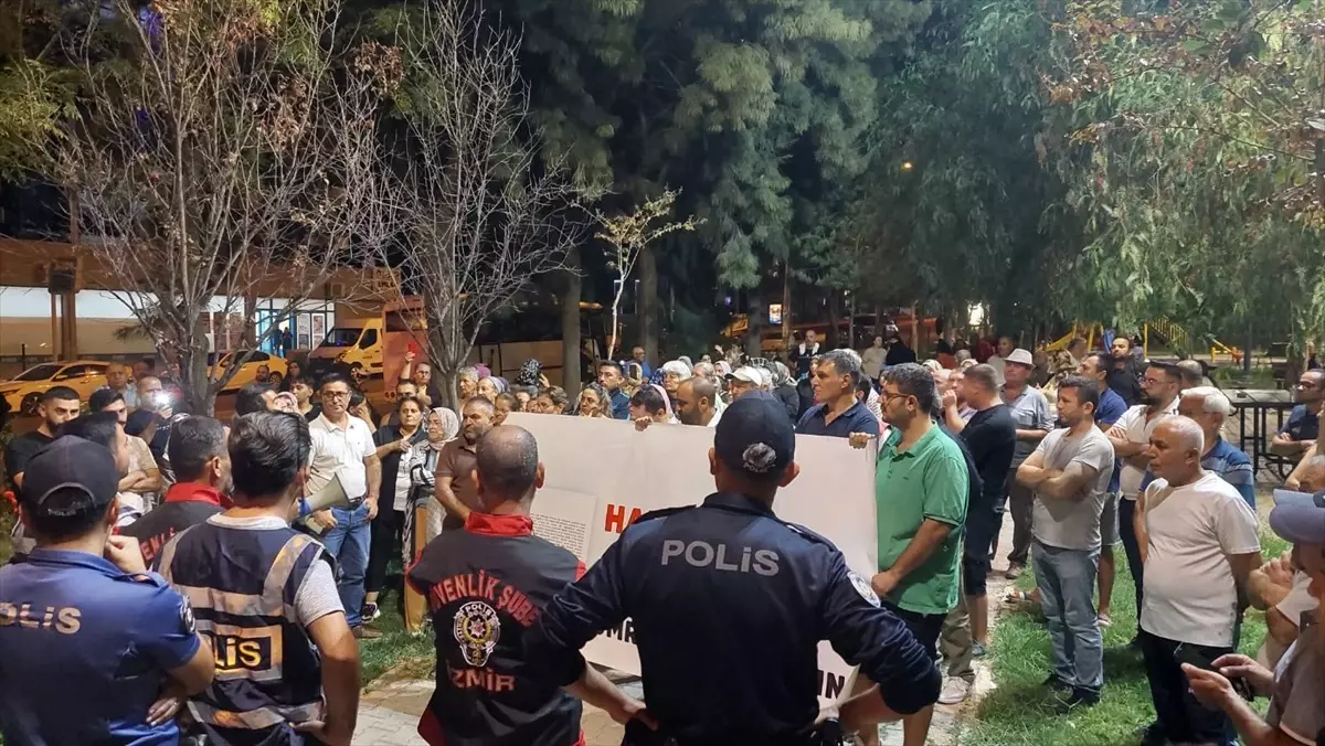 Harmandalı Tesisine Protesto