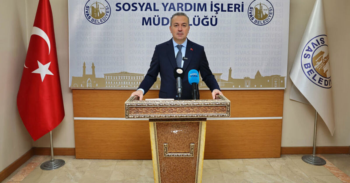 Sivas Belediyesi’nden ihtiyaç sahibi ailelere nakit yakacak desteği