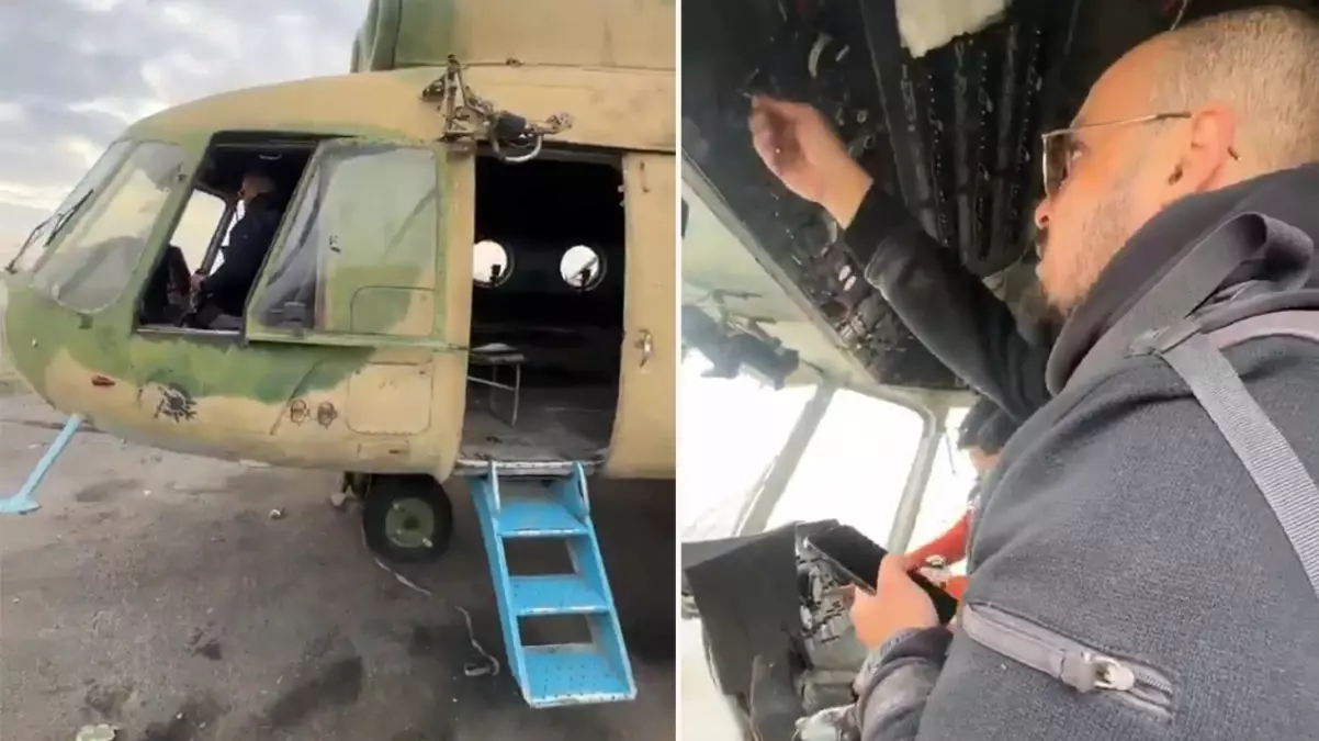 Suriyeli muhalifler, Esad’dan ele geçirdikleri helikopterleri video izleyerek öğreniyor