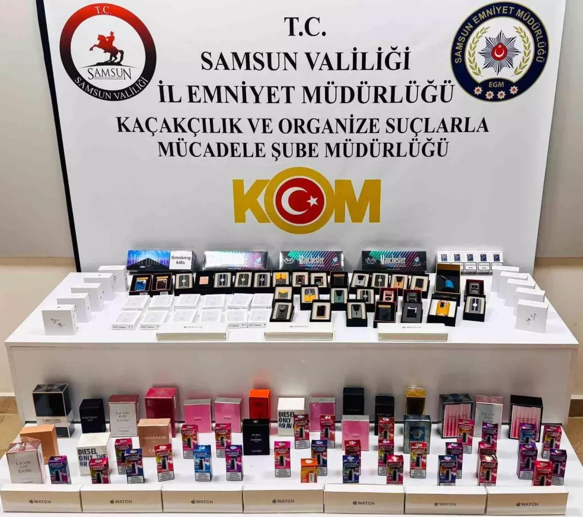 Samsun’da Kaçakçılık Operasyonu