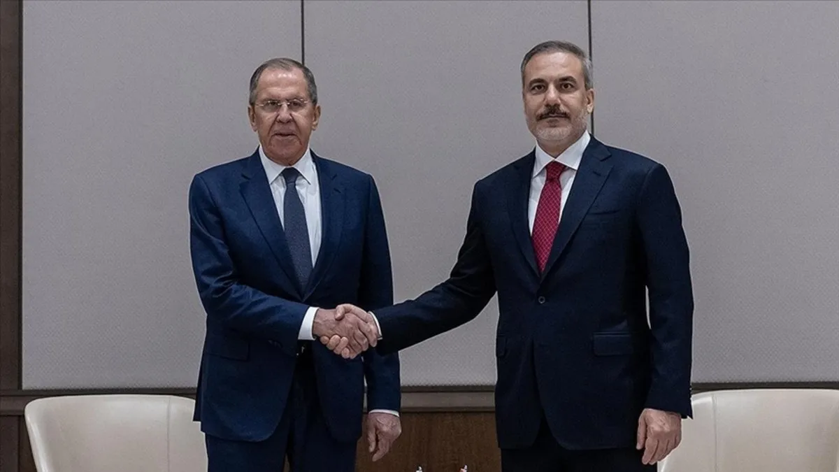 Son dakika: Bakan Fidan Lavrov ile görüştü